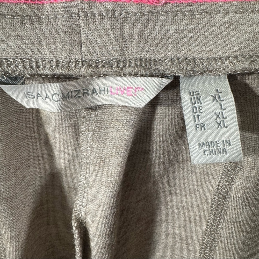 2/$35 Isaac Mizrahi SOHO Knit Drawstring Pants Sz L A351125 - Picture 9 of 12